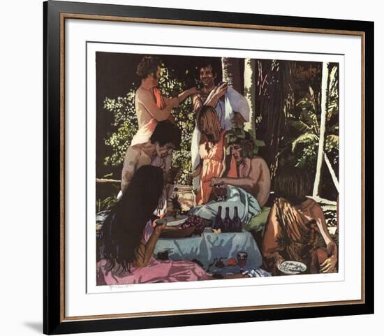 Bacchanal-John Clem Clarke-Framed Limited Edition