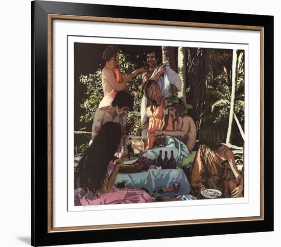 Bacchanal-John Clem Clarke-Framed Limited Edition