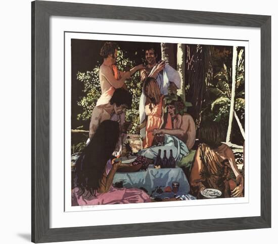 Bacchanal-John Clem Clarke-Framed Limited Edition