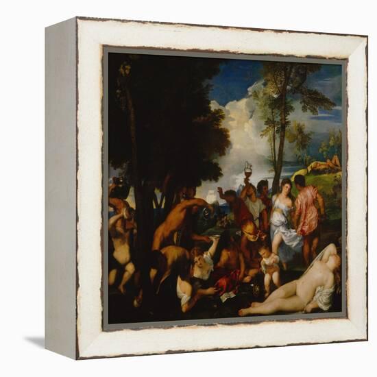 Bacchanal-Titian (Tiziano Vecelli)-Framed Premier Image Canvas