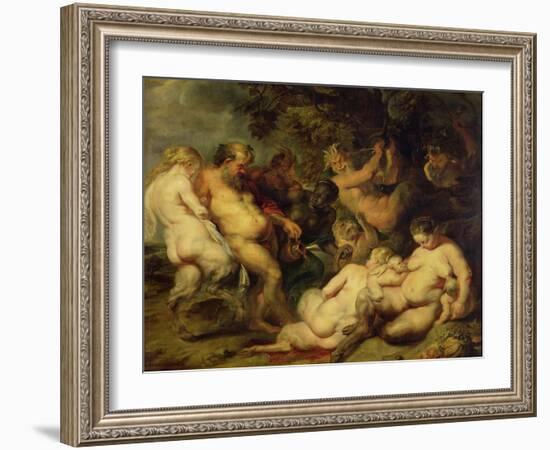 Bacchanal-Peter Paul Rubens-Framed Giclee Print