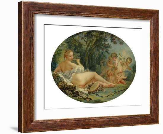 Bacchante and Cupids-Francois Boucher-Framed Giclee Print