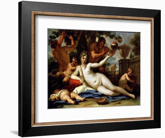 Bacchante and Satyrs, C1713-Sebastiano Ricci-Framed Giclee Print