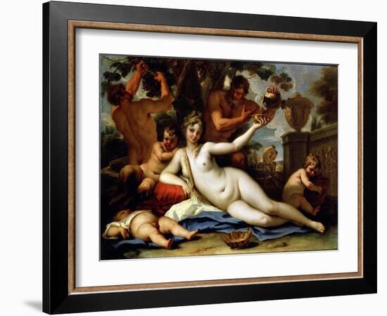 Bacchante and Satyrs, C1713-Sebastiano Ricci-Framed Giclee Print