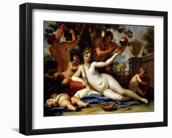 Bacchante and Satyrs, C1713-Sebastiano Ricci-Framed Giclee Print