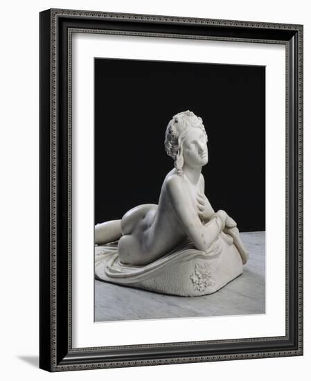 Bacchante au repos dite aussi Dircé-Lorenzo Bartolini-Framed Giclee Print