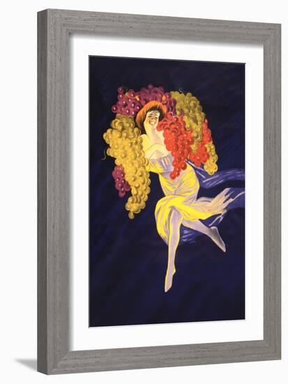 Bacchante with Grapes-null-Framed Art Print