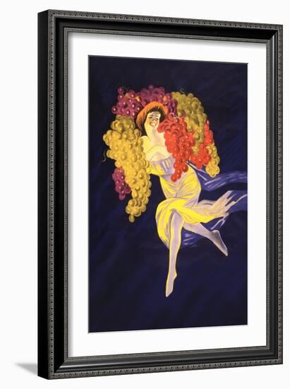 Bacchante with Grapes-null-Framed Art Print