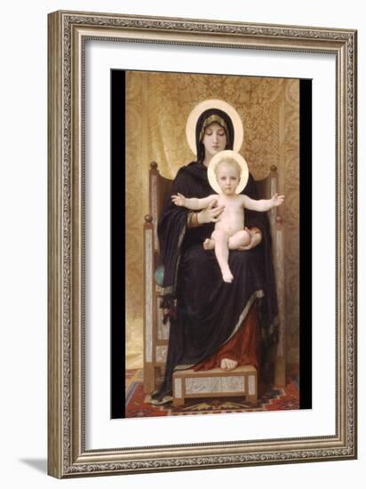 Bacchante-William Adolphe Bouguereau-Framed Art Print