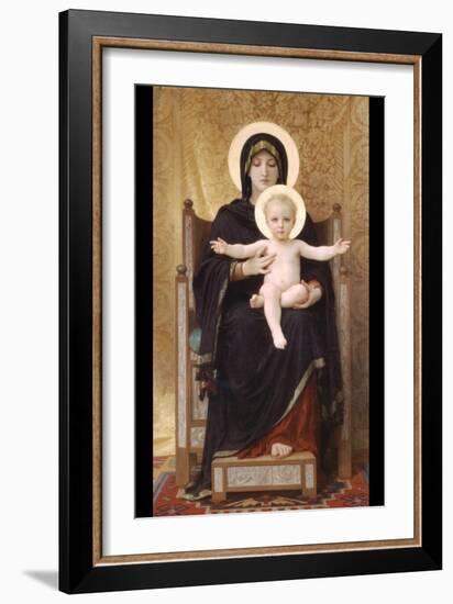 Bacchante-William Adolphe Bouguereau-Framed Art Print