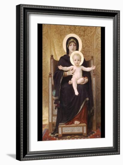 Bacchante-William Adolphe Bouguereau-Framed Art Print