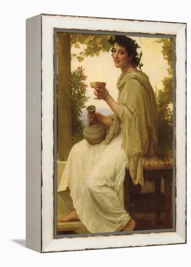 Bacchante-William Adolphe Bouguereau-Framed Stretched Canvas