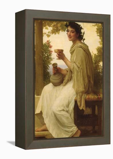 Bacchante-William Adolphe Bouguereau-Framed Stretched Canvas