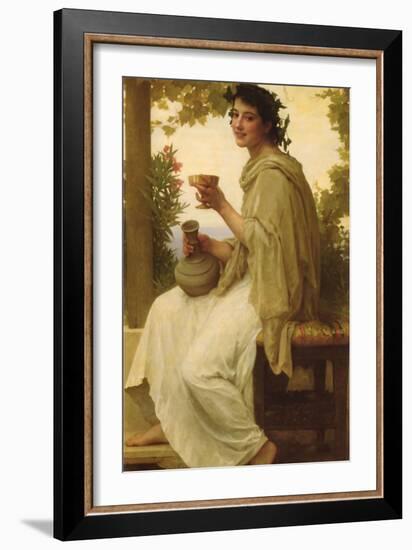 Bacchante-William Adolphe Bouguereau-Framed Art Print