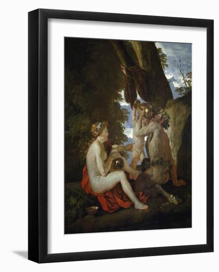 Bacchic Scene, 1626-1628-Nicolas Poussin-Framed Giclee Print