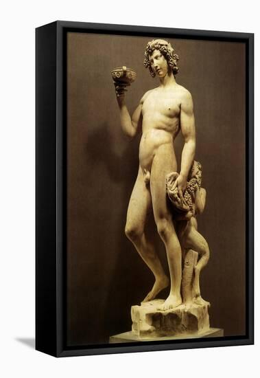 Bacchus, 1497-Michelangelo Buonarroti-Framed Premier Image Canvas