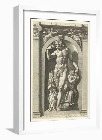 Bacchus, 1592-Hendrik Goltzius-Framed Giclee Print