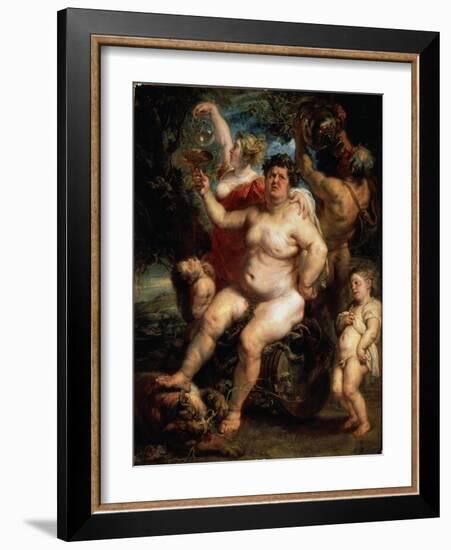 Bacchus, 1638-1640-Peter Paul Rubens-Framed Giclee Print