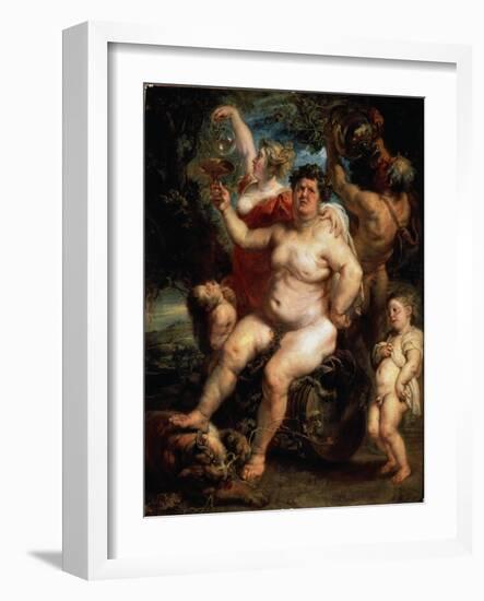 Bacchus, 1638-1640-Peter Paul Rubens-Framed Giclee Print