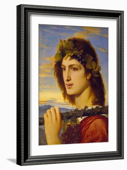 Bacchus, 1867 (Oil on Paper Laid down on Canvas)-Simeon Solomon-Framed Giclee Print