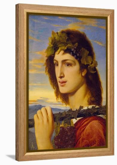 Bacchus, 1867 (Oil on Paper Laid down on Canvas)-Simeon Solomon-Framed Premier Image Canvas