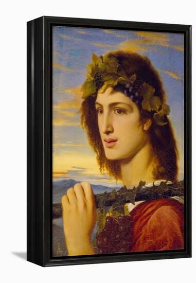 Bacchus, 1867 (Oil on Paper Laid down on Canvas)-Simeon Solomon-Framed Premier Image Canvas