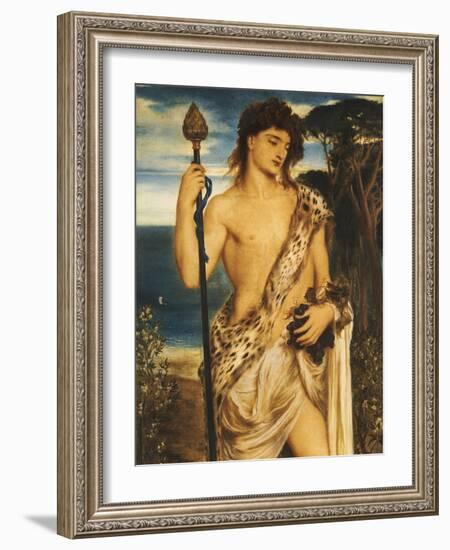 Bacchus, 1867-Simeon Solomon-Framed Giclee Print