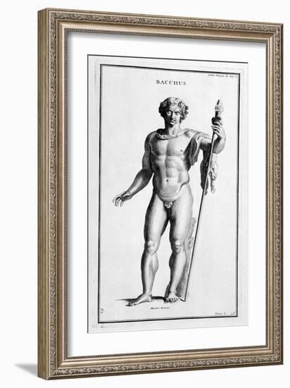 Bacchus, after a Roman Statue, 1757-Bernard De Montfaucon-Framed Giclee Print