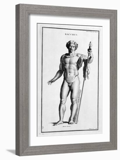 Bacchus, after a Roman Statue, 1757-Bernard De Montfaucon-Framed Giclee Print