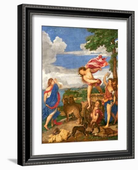 Bacchus and Ariadne, 1520-23-Titian (Tiziano Vecelli)-Framed Giclee Print