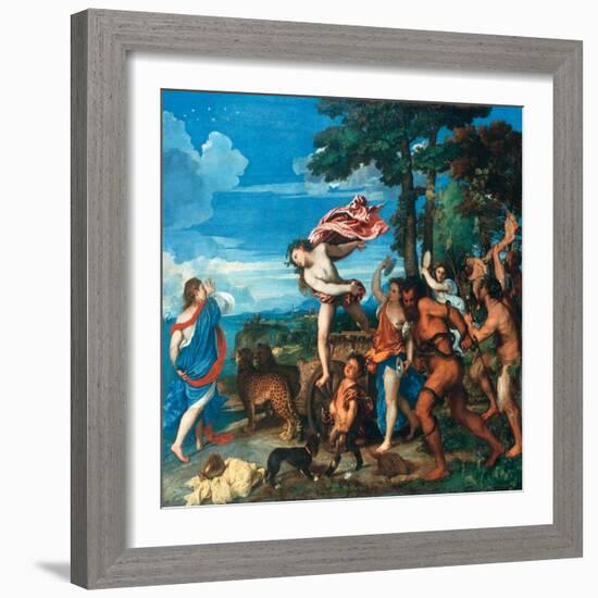 Bacchus and Ariadne, 1523-1525-Titian (Tiziano Vecelli)-Framed Giclee Print