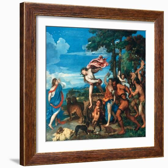 Bacchus and Ariadne, 1523-1525-Titian (Tiziano Vecelli)-Framed Giclee Print