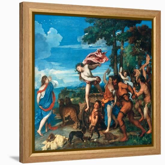 Bacchus and Ariadne, 1523-1525-Titian (Tiziano Vecelli)-Framed Premier Image Canvas