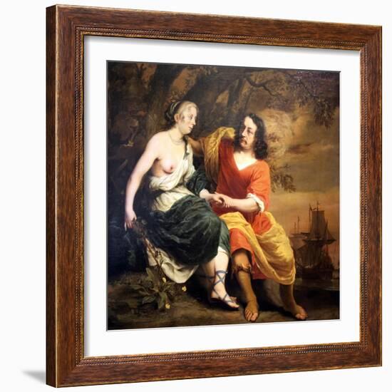 Bacchus and Ariadne, 1664-Ferdinand Bol-Framed Giclee Print