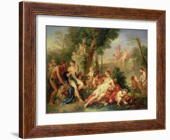 Bacchus and Ariadne, 1742-7-Charles Joseph Natoire-Framed Giclee Print