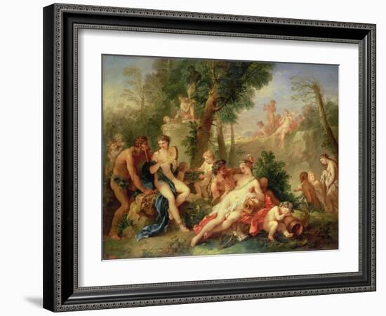 Bacchus and Ariadne, 1742-7-Charles Joseph Natoire-Framed Giclee Print