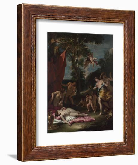 Bacchus and Ariadne, Um 1700-Sebastiano Ricci-Framed Giclee Print