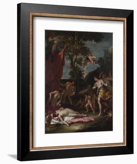 Bacchus and Ariadne, Um 1700-Sebastiano Ricci-Framed Giclee Print