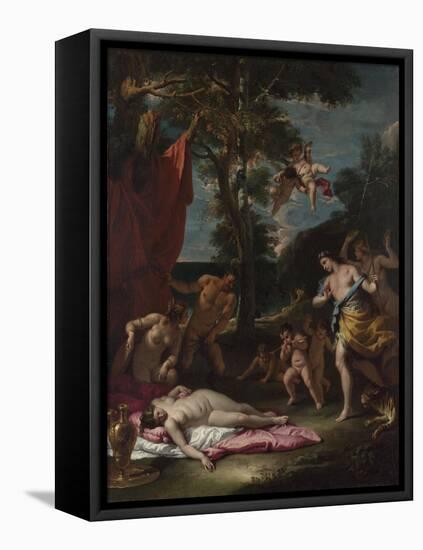 Bacchus and Ariadne, Um 1700-Sebastiano Ricci-Framed Premier Image Canvas