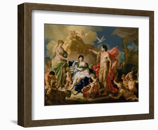 Bacchus and Ariadne-Francesco Solimena-Framed Giclee Print