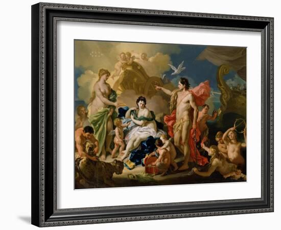 Bacchus and Ariadne-Francesco Solimena-Framed Giclee Print