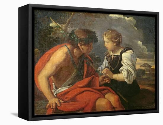 Bacchus and Ariadne-Pier Francesco Mola-Framed Premier Image Canvas