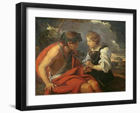 Bacchus and Ariadne-Pier Francesco Mola-Framed Giclee Print