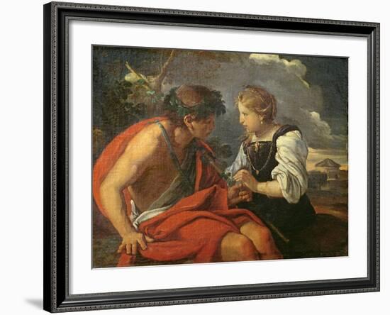 Bacchus and Ariadne-Pier Francesco Mola-Framed Giclee Print