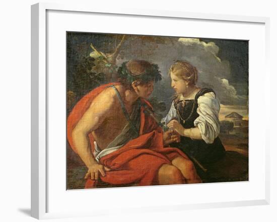 Bacchus and Ariadne-Pier Francesco Mola-Framed Giclee Print