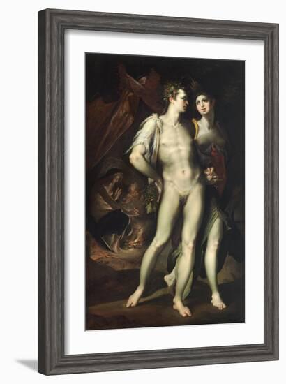 Bacchus and Ceres-Bartholomaeus Spranger-Framed Giclee Print