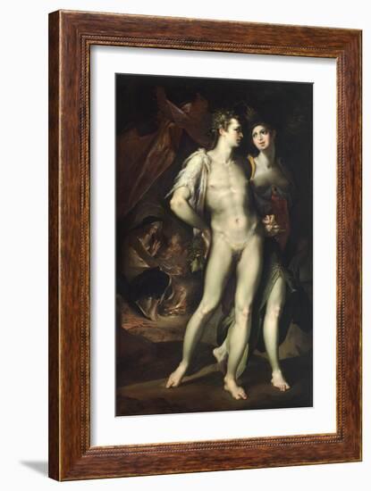 Bacchus and Ceres-Bartholomaeus Spranger-Framed Giclee Print