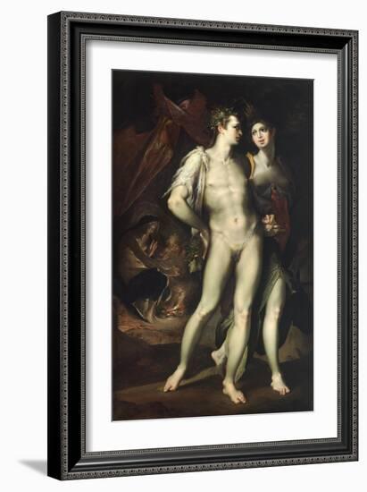 Bacchus and Ceres-Bartholomaeus Spranger-Framed Giclee Print