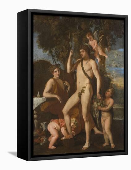 Bacchus-Apollo, 1620-25 (Oil on Canvas)-Nicolas Poussin-Framed Premier Image Canvas