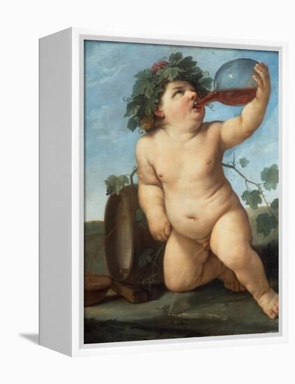 Bacchus As a Boy-Guido Reni-Framed Premier Image Canvas